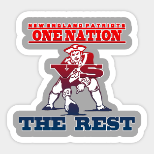 One Nation Vs The Rest Sticker